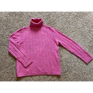 Ann‎ Taylor Gorgeous 100% Lambswool Turtleneck Sweater Large